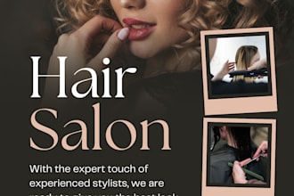 design a flyer, poster, brochure, leaflet, within 6 hours