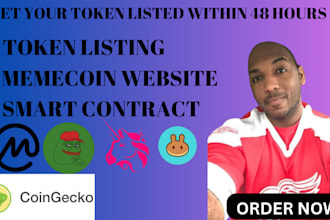 create memecoin presale coin smart contract,token listing,memecoin website