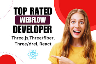 create an interactive 3d animated website threejs react webgl r3f