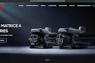 design smart drone shopify store drone shopify website drone store drone website