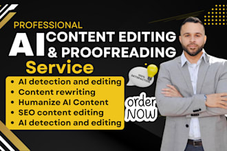do ai content editing, proofreading, and optimize ai content for SEO and clarity