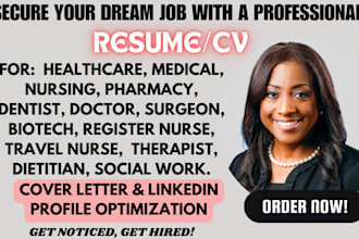write ats medical biller coder healthcare nursing doctor pharmacy rn resume cv