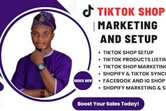 create USA tiktok shop setup fb shop ig shop tiktok agency account ads ma