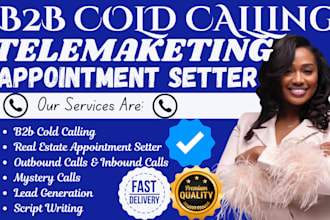 b2b cold calling telemarketing real estate virtual assistant  appointment setter