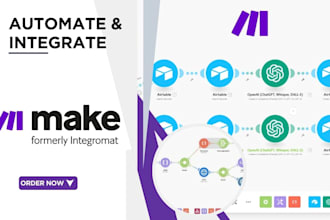 setup made com make com scenario integromat zapier webhook api, airtable