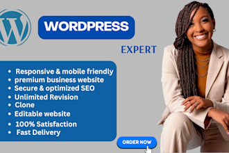 integrate chatbot clone wordpress,design custom wordpress website