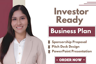 write investor ready business plans financial projections sba loan and start up
