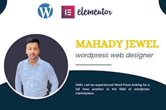 design a modern and responsive wordpress website for your business