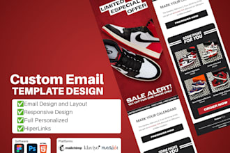 design full personalized email designs for email campaigns