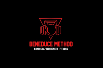 design world class health fitness coach logo