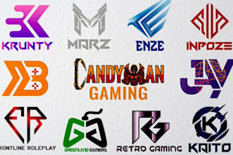 do simple, minimalist, clean initial letter esports logo