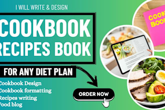 design cookbook recipe book writer cookbook formatting design kindle food blog