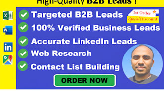 generate verified b2b leads and linkedin emails for any industry