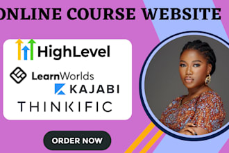 migrate online course website to gohighlevel from kajabi learnworlds thinkific