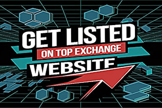 do token listing on top exchange site, coingecko, coinmarketcap, dexscreener
