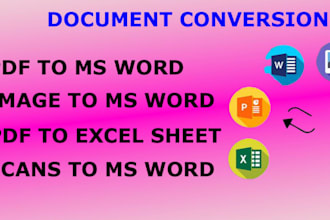convert your pdf, image or screenshot to an editable file