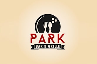 create bar nightclub restaurant bowling logo design