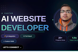 build a full stack nextjs ai software or fullstack website