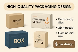 design custom packaging, mailer, shipping, and carton boxes