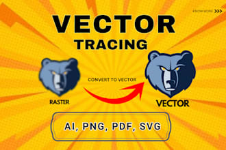 manual vector tracing, clean up vector file or dtf dtg vector trace conversion