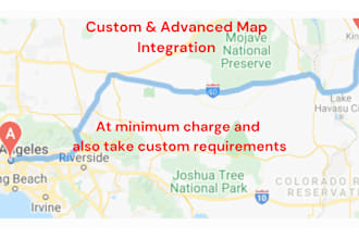 integrate google maps API in your website