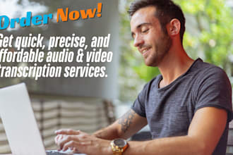 transcribe audio to text and do video transcription