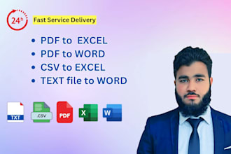convert word docs to excel, refromat, edit excel and word files