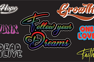 design t shirt logo vintage retro, graffiti or any typography text