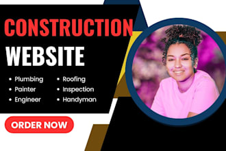 design construction, plumbing, contractor, painter, engineer, hvac wix website