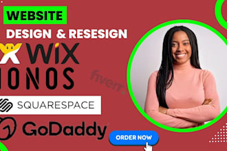 wix website design squarespace website godaddy airo website ionos web com