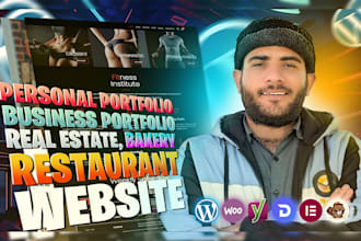 create a professional business and personal portfolio website with wordpress