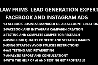 generate qualified leads for attorneys and legal services using meta ads