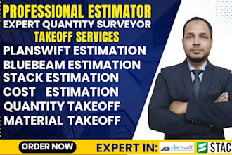 do construction cost estimation and bid using stack planswift