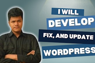develop, fix, and update your wordpress elementor website