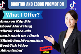 promote and rank book on tiktok booktok bookrank kdp ads tiktok ebook marketing