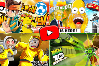 draw cartoon thumbnail any art style