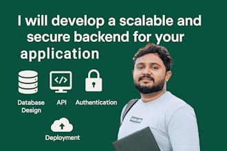 develop a scalable and efficient backend