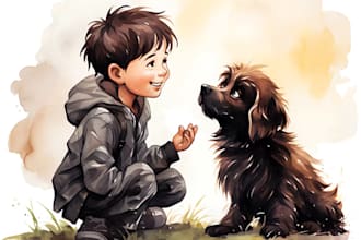children book illustration watercolor
