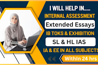 do urgent ib extended essays, tok exhibition essays, sl and hl ias ess ia