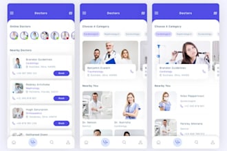 do doctors appointment app vfs, ai integration, health care nursing booking app