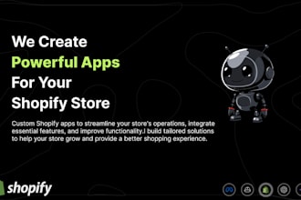 build a custom shopify app to boost your store