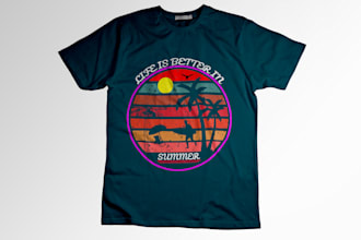 create typography t shirt design