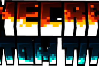 create a custom 3d minecraft title in HD for your server