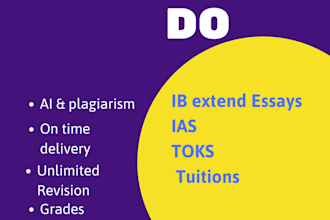 write ess and geophraphy ia for ib