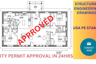 do licensed  architect, structural engineering, USA pe stamp for city permit