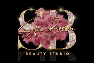 create cosmetics, makeup and beauty logo or any graphics design