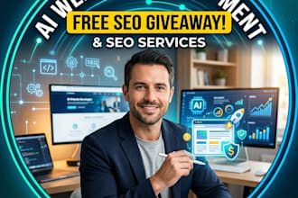 build an ai powered website with free SEO setup