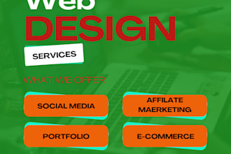 do create social media agency  website with elementor
