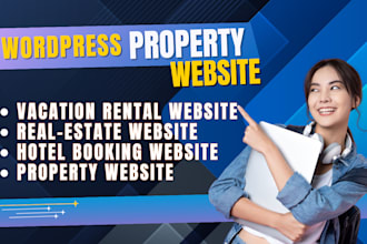 create  real estate vacation rental and property management website