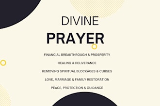 conduct divine prayer for your situation